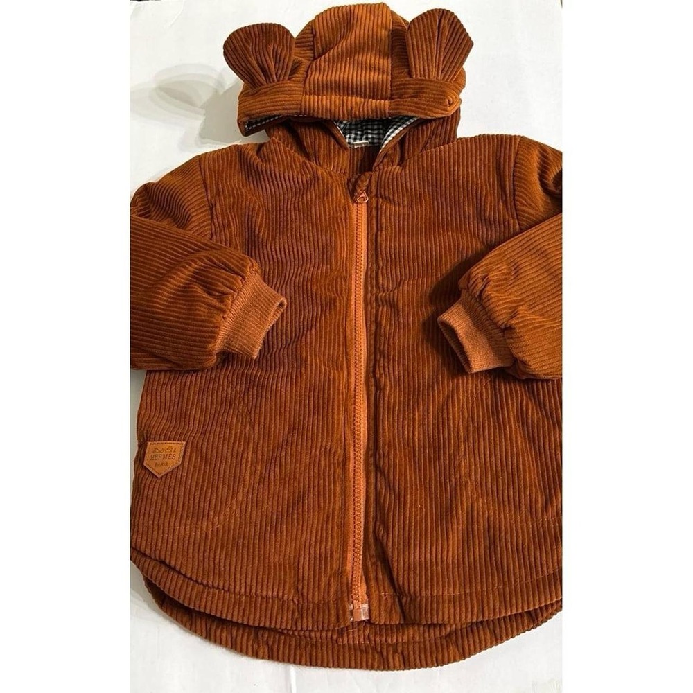 Brown Fleece Bear Jacket (Sz. 120 / small)